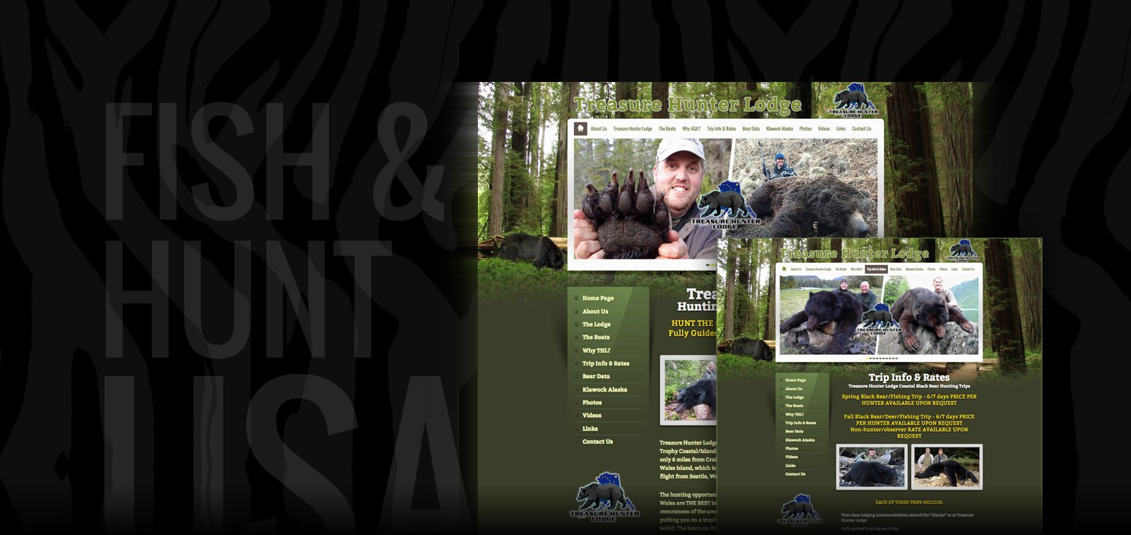 Outdoors Website Design